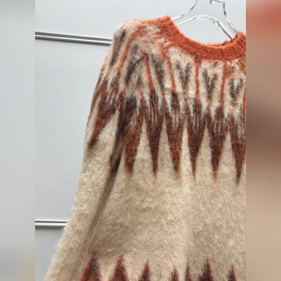 MARANT ÉTOILE Natania brushed Fair Isle intarsia-knit sweater - Picture 8 of 13